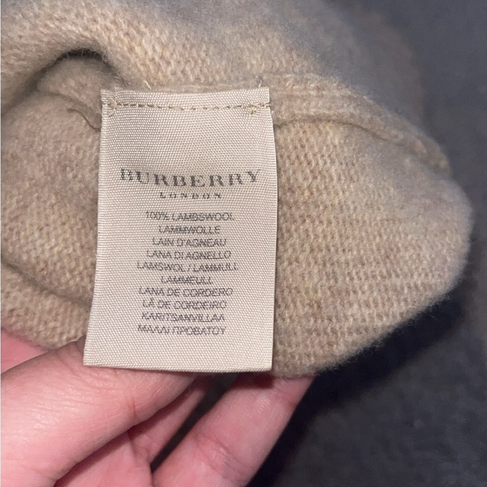 Burberry sweater 3/4 zip
